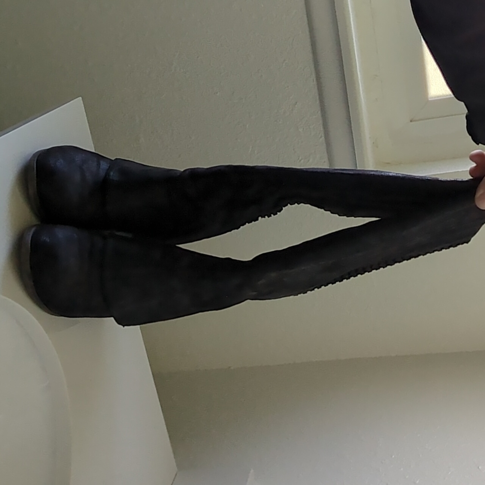 Fergalicious by Fergie knee high boots.  Dark grey/black, size 5.5.